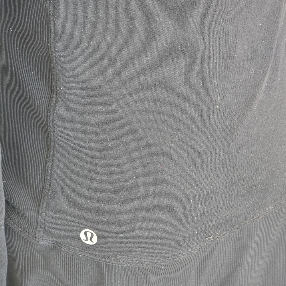 Lululemon Reversible Black Hooded Jacket Size 8 - Picture 10 of 14